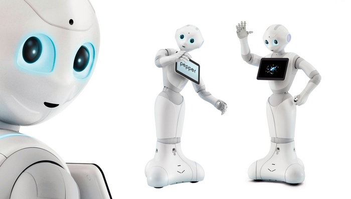 Pepper robots by SoftBank