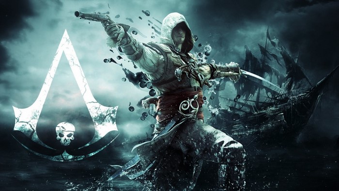Assassins Creed Black Flag Pirate Warrior in Dark Seas