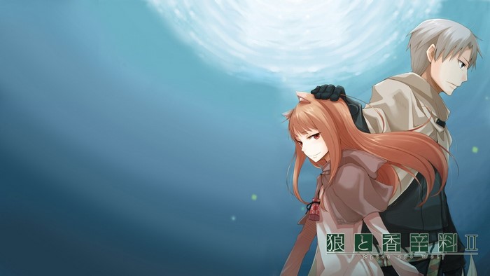 Holo and Lawrence from Spice and Wolf II
