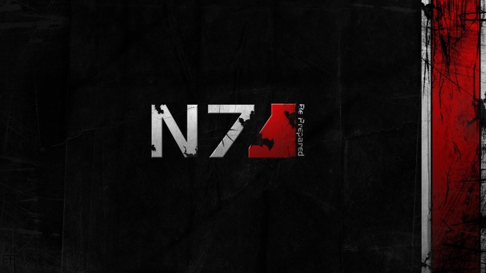 N7 logo from Mass Effect with "Be Prepared" text
