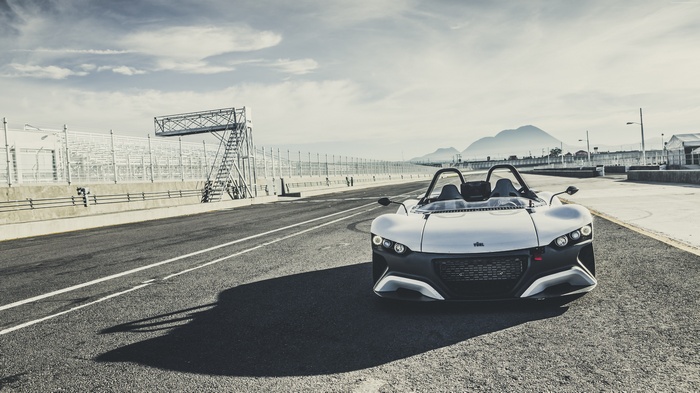 VUHL 05 sports car on a race track