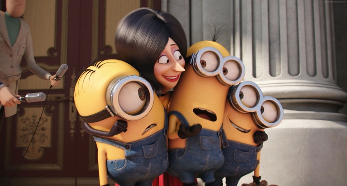 Scarlet Overkill and Minions from Minions