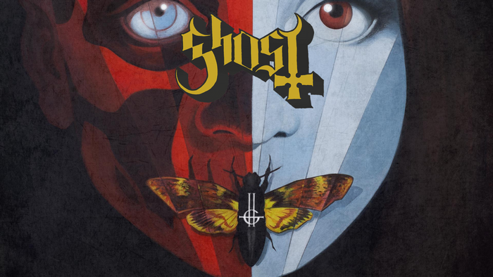 Ghost Meliora album art with moth