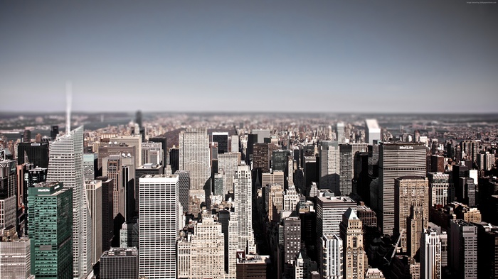New York City Skyline with MetLife Building