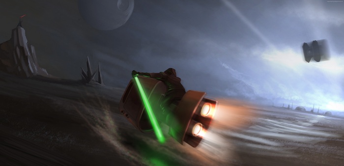 Star Wars: The Force Awakens Speeder Chase