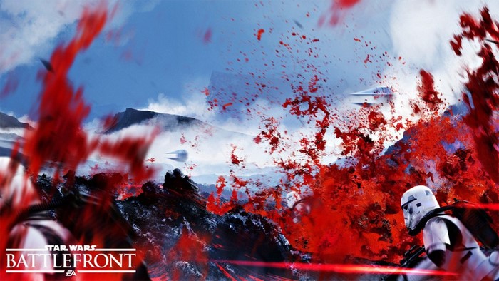 Star Wars Battlefront EA Games Stormtrooper battle