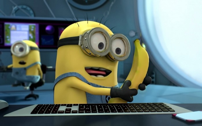 Minion Holding a Banana from Despicable Me