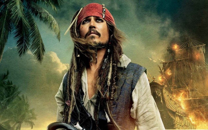 Captain Jack Sparrow from Pirates of the Caribbean