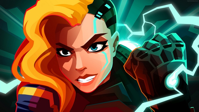 Kai from Velocity 2X with lightning