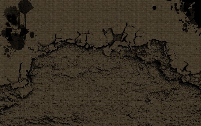 Cracked wall texture with dark splatters