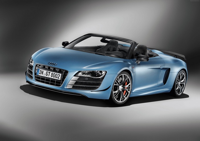 Audi R8 GT Spyder convertible