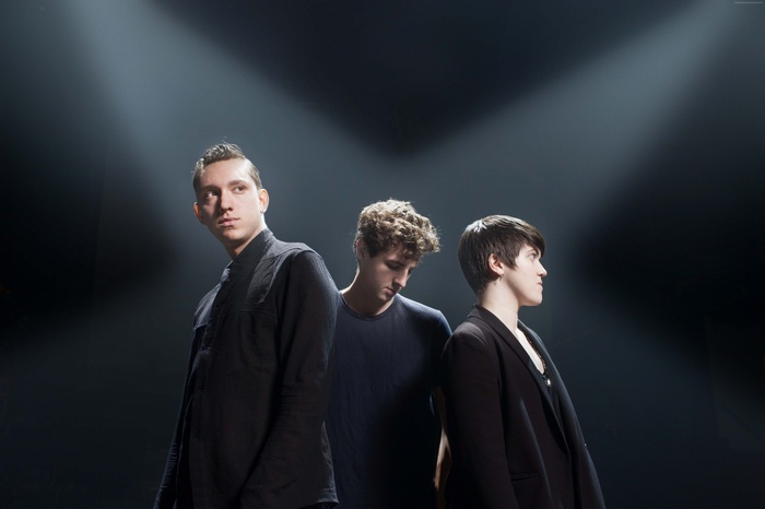 The xx band members Jamie Smith, Oliver Sim, Romy Madley Croft