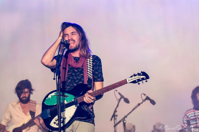 Kevin Parker of Tame Impala performing live