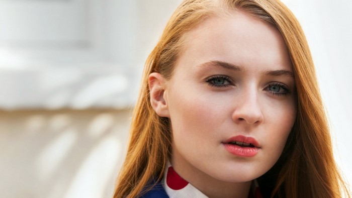 Sophie Turner close up portrait