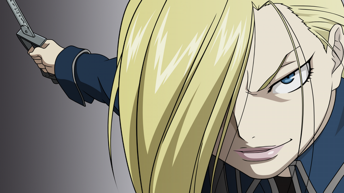 Olivier Milla Armstrong from Full Metal Alchemist