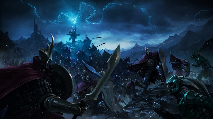 Endless Legend battle scene with lightning