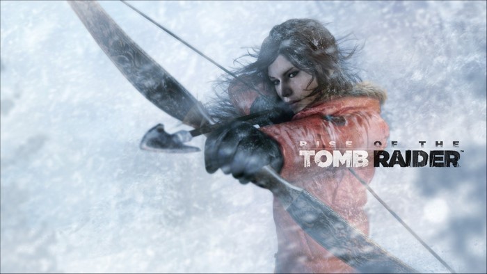 Lara Croft from Rise of the Tomb Raider with a bow