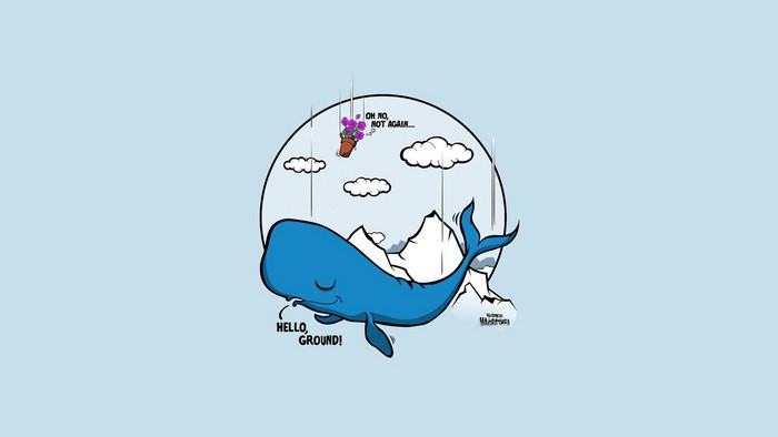 The Hitchhiker's Guide to the Galaxy whale falling