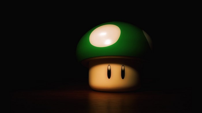 Green 1-Up Mushroom from Super Mario