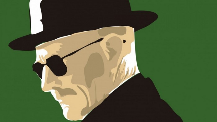 Walter White from Breaking Bad wearing a hat and sunglasses