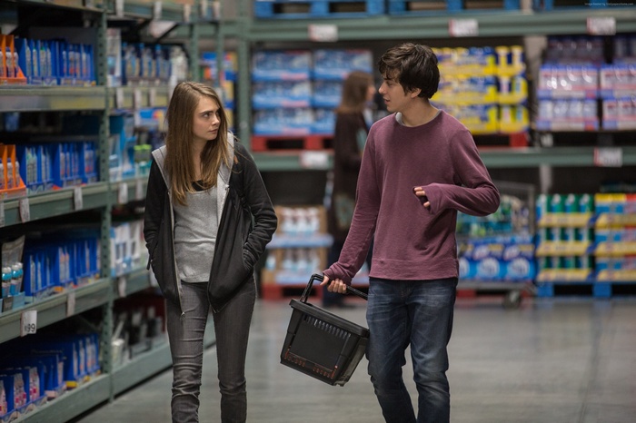 Cara Delevingne and Nat Wolff in Paper Towns