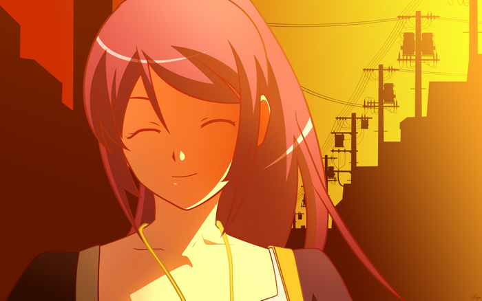 Senjougahara Hitagi from Monogatari Series