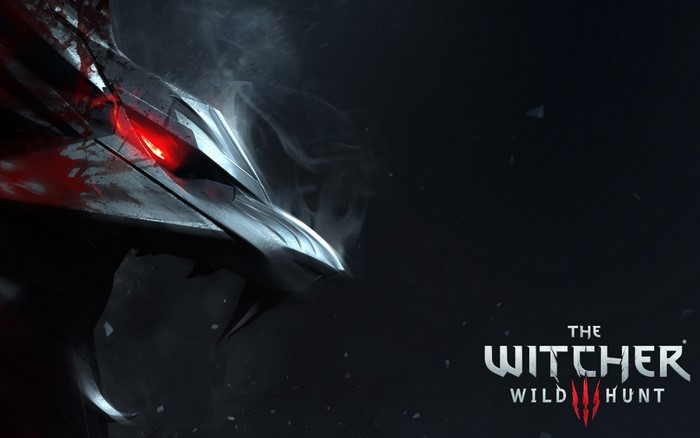 The Witcher 3 Wild Hunt logo with wolf head