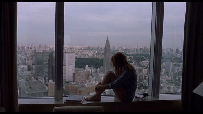 Lost in Translation: Woman Silhouette by Tokyo Window