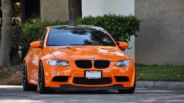 Orange BMW M3 GTS Coupe with Black Accents