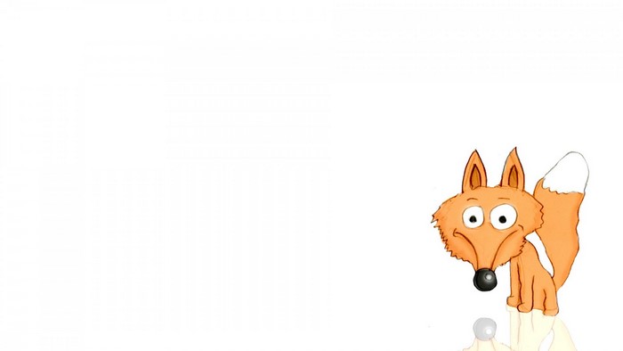 Cartoon fox illustration