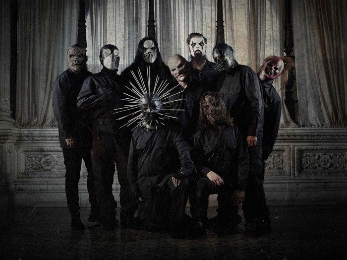 Slipknot band members in masks