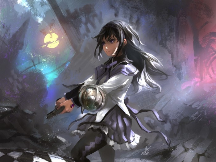 Homura Akemi from Mahou Shoujo Madoka Magica