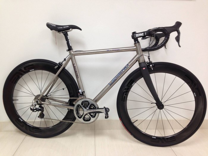 Legend Titanium Road Bicycle with ENVE Carbon Wheels