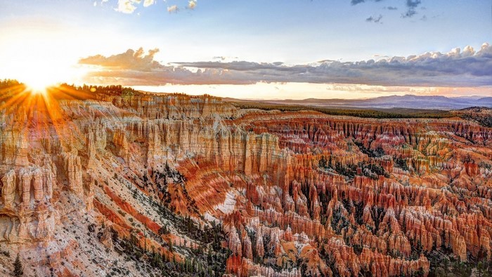 Sunset Over Bryce Canyon National Park