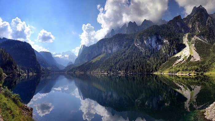Gosausee lake with Dachstein mountains, Austria