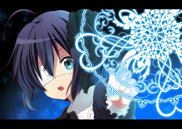 Rikka Takanashi from Chuunibyou demo Koi ga Shitai! with magic