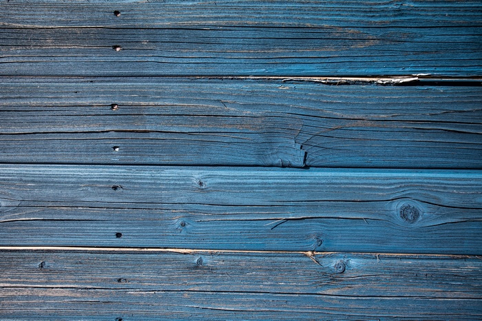 Blue Wooden Planks Texture 4K