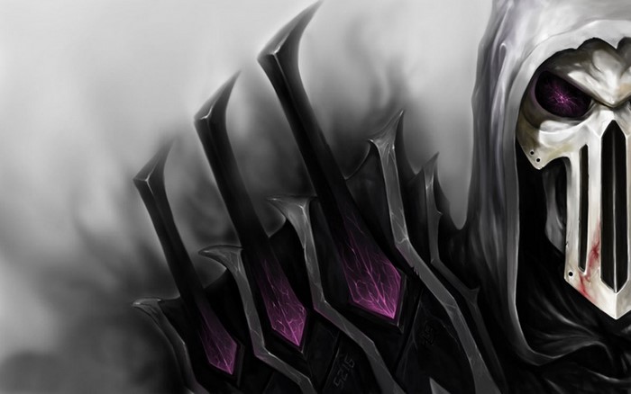 Character with skull mask and dark armor