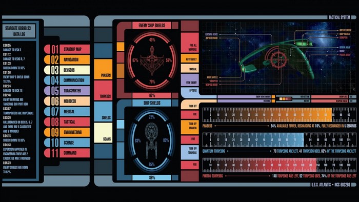 Star Trek, electronics, LCARS, multimedia, screenshot, multimedia ...