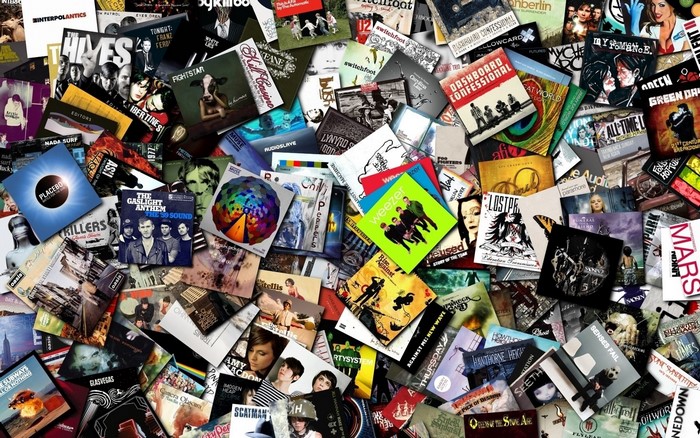 Collage of Music Album Covers