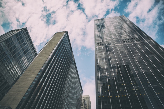 sky, Manhattan, clouds, skyscrapers, New York City