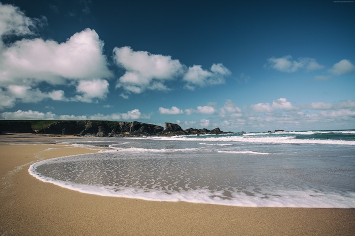 Porthcothan Bay, Cornwall, England