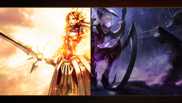 Leona and Diana from League of Legends