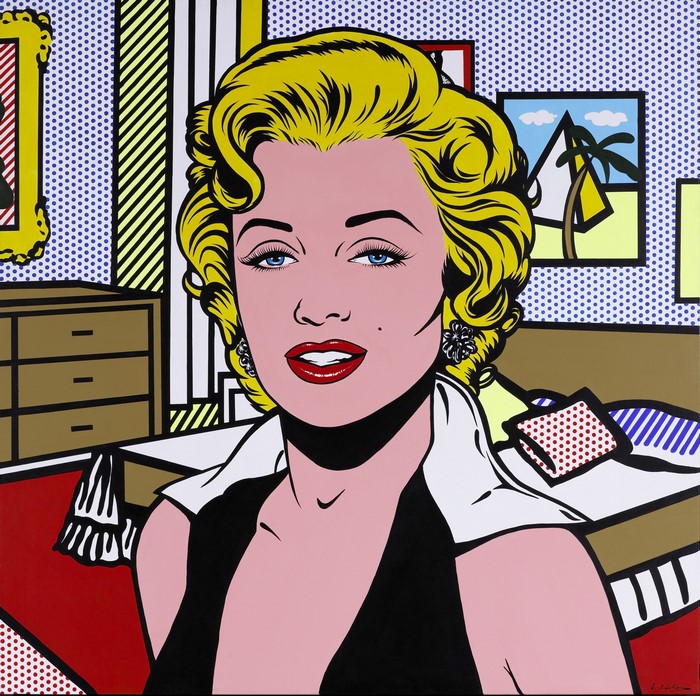Marilyn Monroe in Pop Art Style