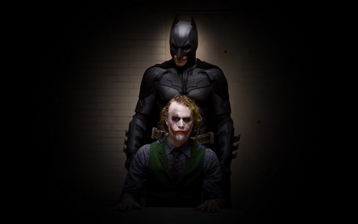 Batman and Joker from The Dark Knight
