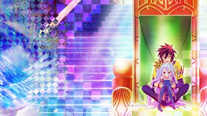 Sora and Shiro from No Game No Life