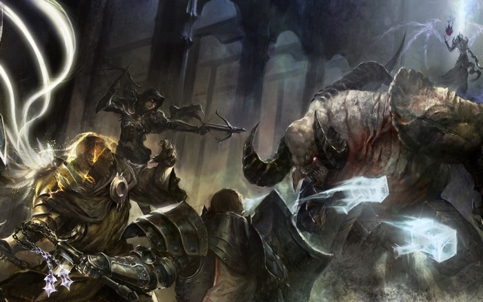 digital art, video games, fantasy art, Diablo, Diablo III, mythology ...