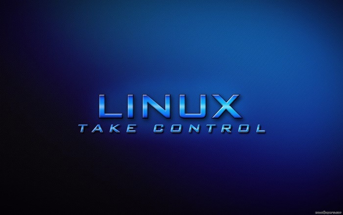 Linux Take Control Text Logo