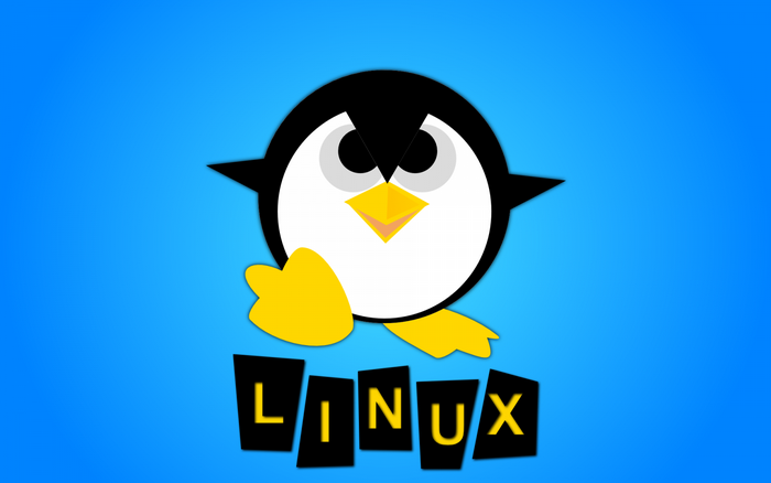 Tux the Linux penguin logo with text