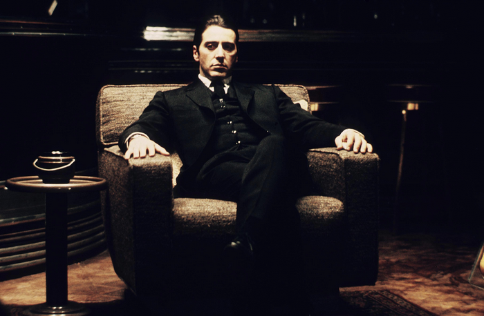 Michael Corleone Sitting in the Dark - The Godfather
